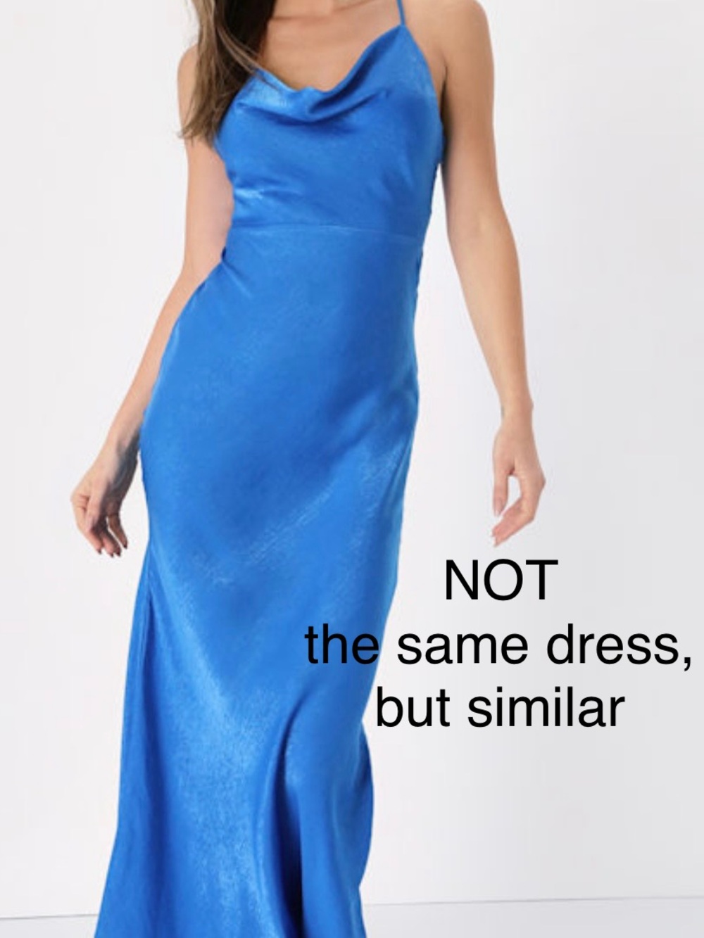 NWT Abercrombie & Fitch UK Gemstone Blue Dress, Summer Wedding Prom Formal Gown - Picture 11 of 12